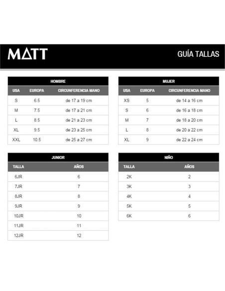 Guantes Gore Tex Mujer Matt NEW SHIRLEY GTX Negro - TALLA GUANTE