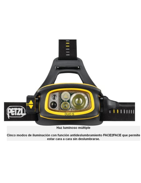 Linterna frontal ultrapotente Petzl DUO S 1100 lm