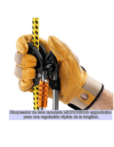 Elemento de Amarre Regulable para Sujeción en Poda Petzl MICROFLIP 2,5 m