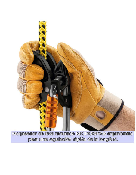 Elemento de Amarre Regulable para Sujeción en Poda Petzl MICROFLIP 4 m