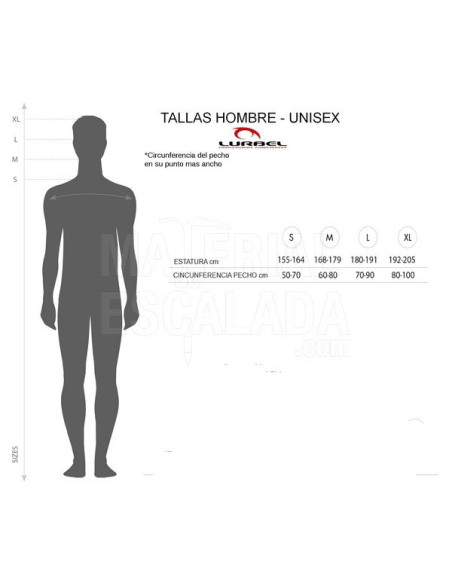 Camiseta Termica Lurbel VOLCANO Marengo - Frio extremo - TALLA CAMISETA HOMBRE