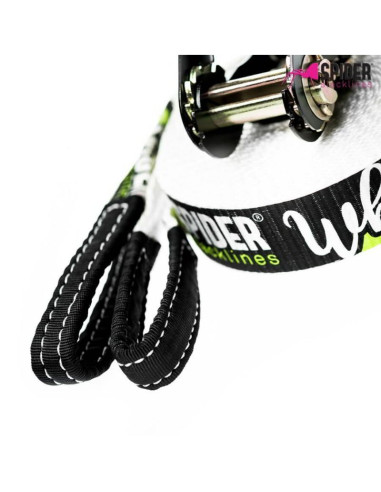 Kit SlackLine Spider WHITE line 15m