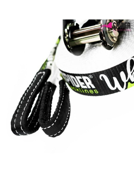 Kit SlackLine Spider WHITE line 15m