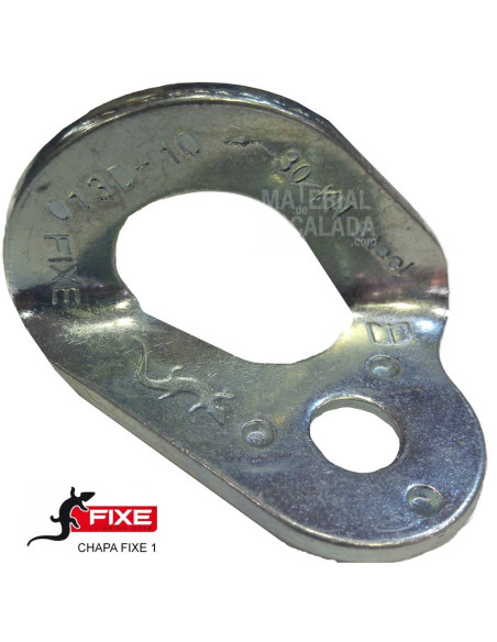 Chapa escalada fixe 1 Bicromatada 10 mm Pack 100 unidades - CHAPA FIXE 1 CR