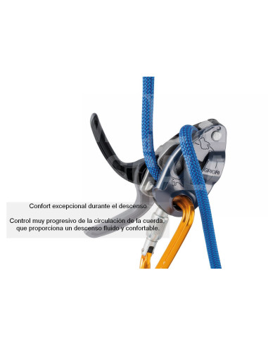Asegurador Escalada PETZL GRIGRI 2019 Azul