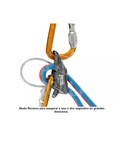 Asegurador-Descensor Petzl Reverso 2019 Verde