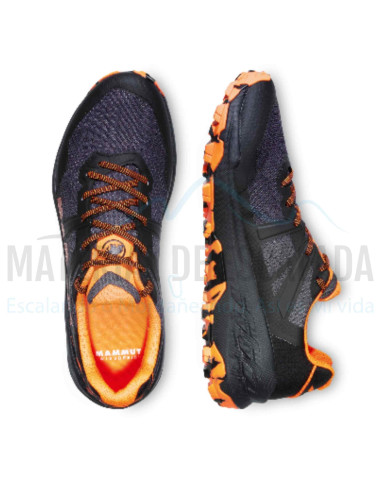 Zapatilla Multiactividad | MAMMUT  Sertig ll Low Black7Vibrant orange