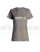 Camiseta manga corta mujer | BOREAL Organic Cotton T-Shirt wmns Grey