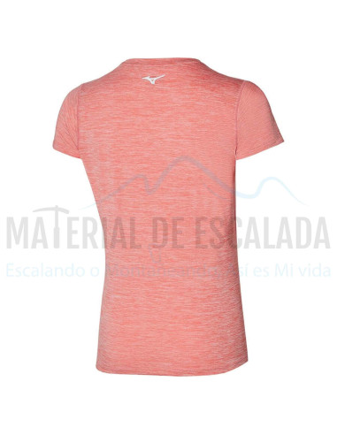 Camiseta manga corta mujer | MIZUNO Impulse Core TEE coral