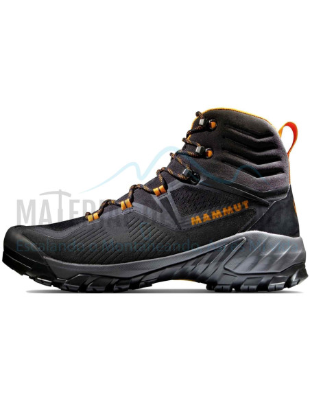 Bota senderismo | MAMMUT Sapuen High GTX Black/Dark radiant