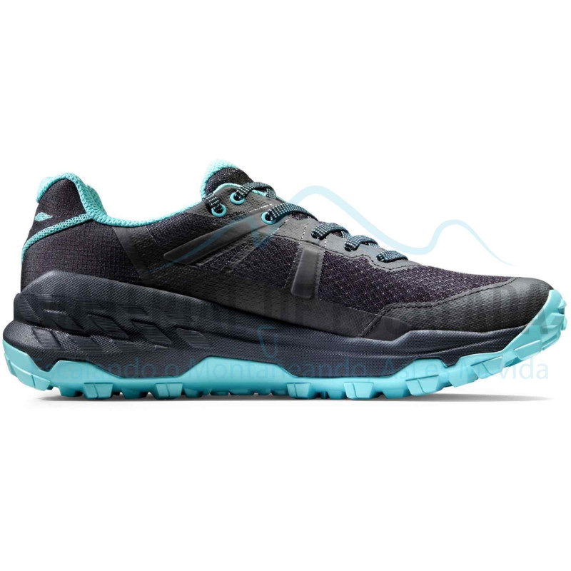 Zapatillas senderismo mujer | MAMMUT Sertig ll Low GTX wmn Black/Dark frosty