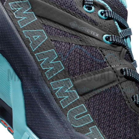 Zapatillas senderismo mujer | MAMMUT Sertig ll Low GTX wmn Black/Dark frosty