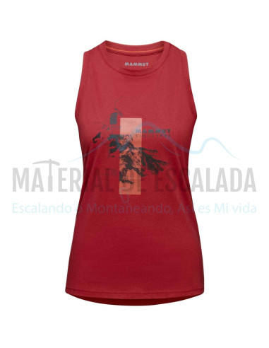 Camiseta tirantes mujer | MAMMUT Core Peak Blood