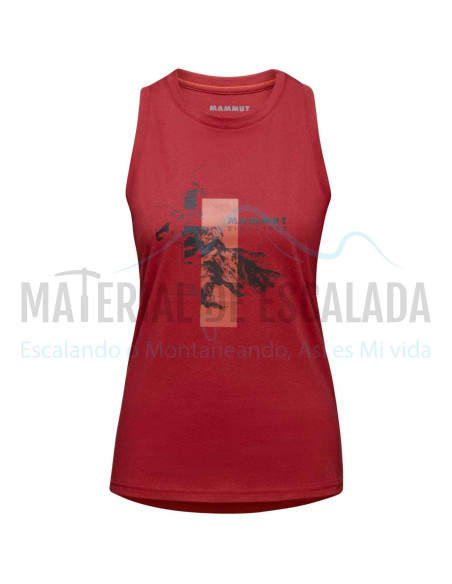 Camiseta tirantes mujer | MAMMUT Core Peak Blood
