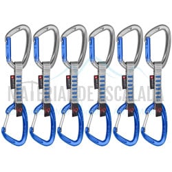 Pack de 6 cintas express 10cm | MAMMUT Crag Keylock 10cm indicator straight wire