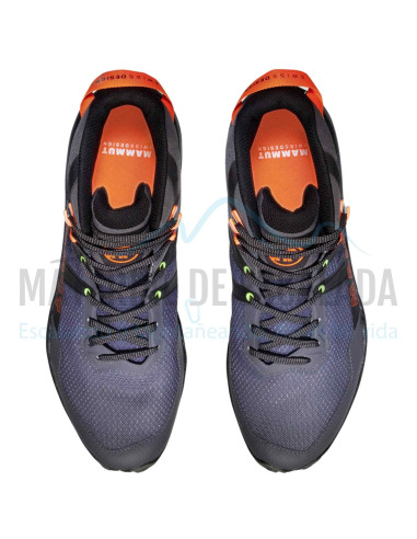 Bota Multiactividad | MAMMUT Sertig II Mid GTX Dark titanium-vibrant orange