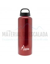 Botella Aluminio LAKEN Classic 1L rojo Boca Ancha