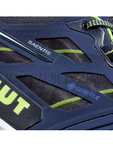 Zapatillas multiactividad | MAMMUT Saentis  Low GTX Marine-Highlime