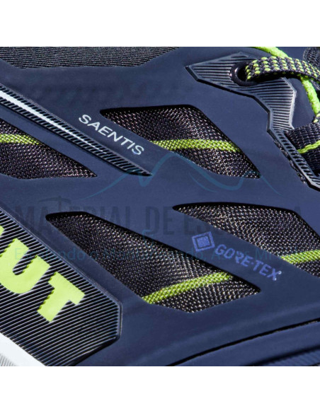 Zapatillas multiactividad | MAMMUT Saentis  Low GTX Marine-Highlime