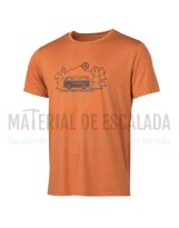 Camiseta manga corta | TERNUA Logna 2.0 Deep orange