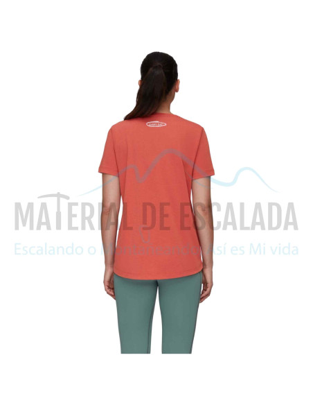 Camiseta manga corta mujer | MAMMUT Core every day terracota