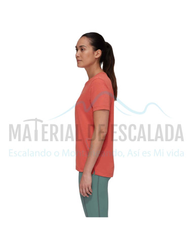 Camiseta manga corta mujer | MAMMUT Core every day terracota