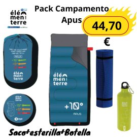 Campamentos: APUS Elementerre - Pack Saco + esterilla + Cantimplora