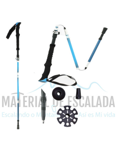 Baston de trail-trekking plegable Elementerre LAGOYA
