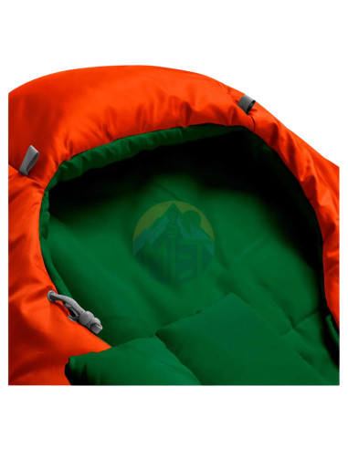SACO DE DORMIR IGLOO SE 3-SEASON ORANGE detalle collarin