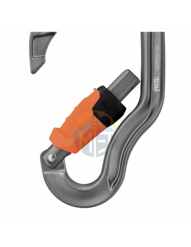 Petzl Vertigo WIRE LOCK | Mosquetón Tipo K Via ferrata