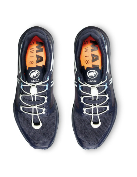 Mammut Sertig Trail Running women cool blue– Zapatilla ligera y transpirable con EVA de alto rebote