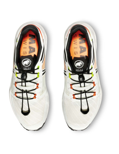 Zapatillas trail runing | Mammut sertig tr low white-dark tangerin