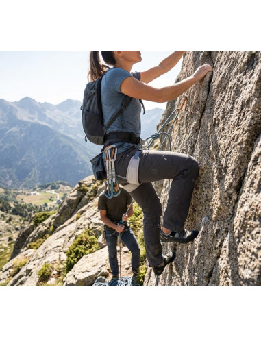 Arnes escalada | PETZL Corax Azul Gris