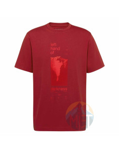 camiseta para trekking o escalada suave, transpirable y organica