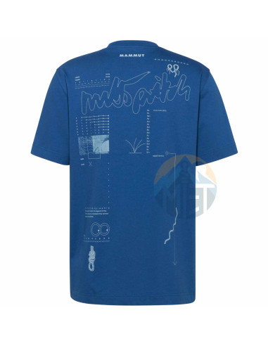 camiseta de algodon organico para trekking y escalada suave