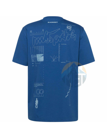 camiseta de algodon organico para trekking y escalada suave