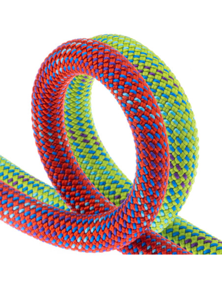 Cuerda escalada simple 9.8mm 80m | Fixe FOIXARDA Green - Red