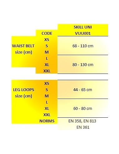 Rock empire skill uni black - Arnes trabajos verticales