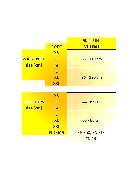 Rock empire skill uni black - Arnes trabajos verticales