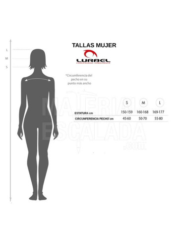 Camiseta Termica mujer Lurbel ALASKA Womens Negro Manga Larga - TALLA CAMISETA MUJER